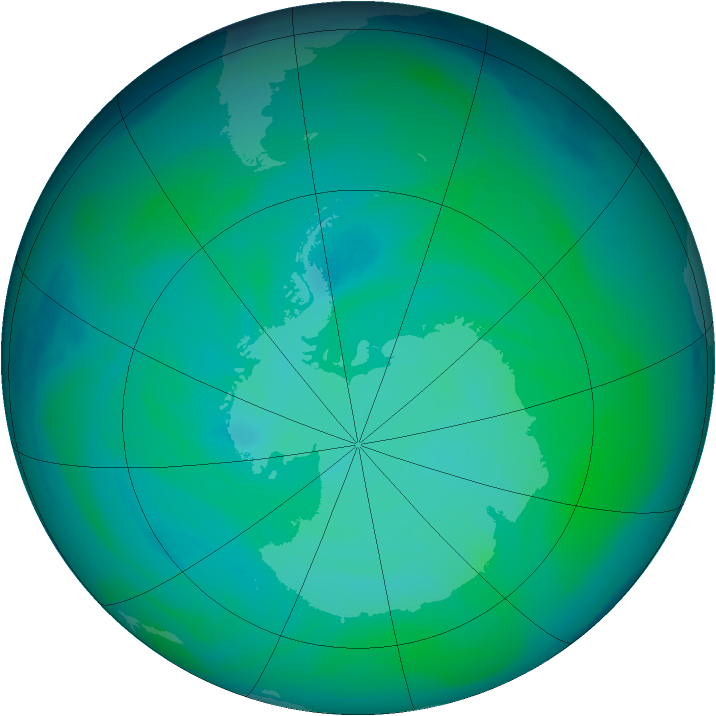 Ozone Map 2004-12-21